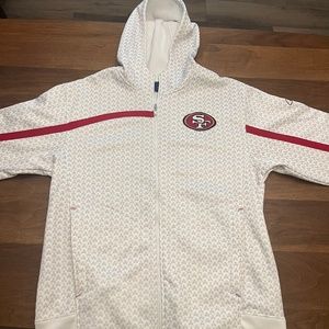 San Francisco 49ers NFL Reebok zip up hoodie